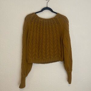 Free People Knit Cropped Pullover Sweater
Small